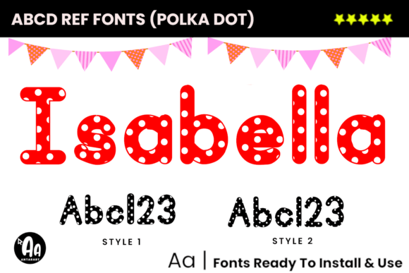Abcd Ref Polka Dot: A Playful Display Font for Makers