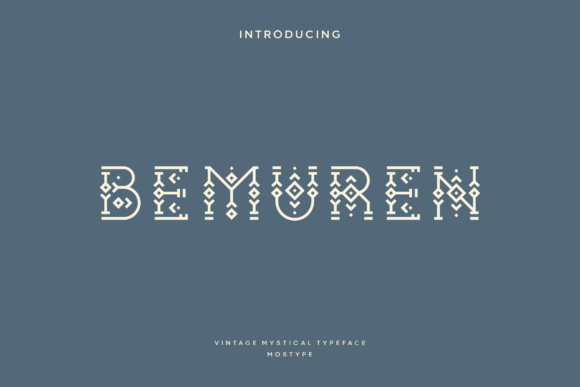 Bemuren Font: A Vintage Display for Modern Web Layouts