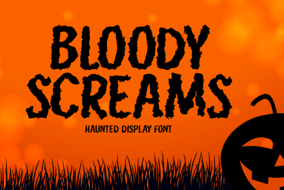 Bloody Screams: A Distinctive Display Font for Horror Editorial Design