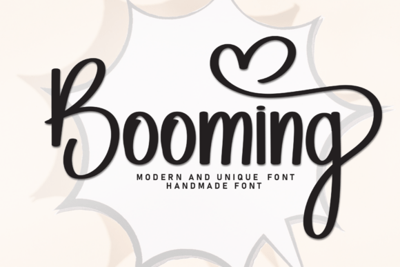 Booming: The Handwritten Script Font for Craft Brands