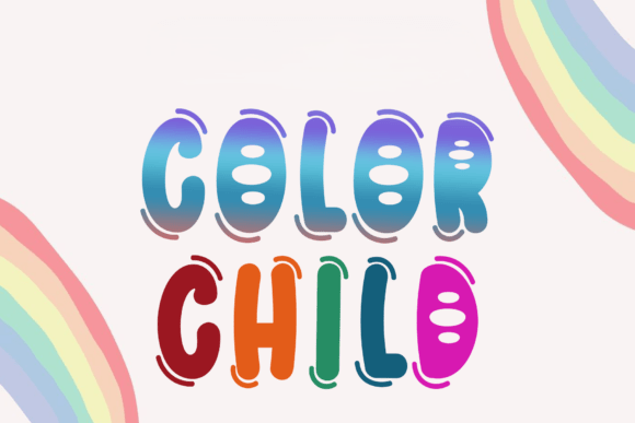 Color Child: A Joyful Display Font for Playful Branding