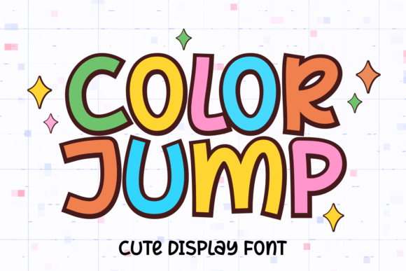 Color Jump: A Vibrant Display Font for Business Branding