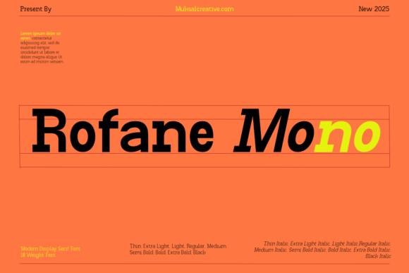 Designing Modern Brands with Rofane Mono Typeface