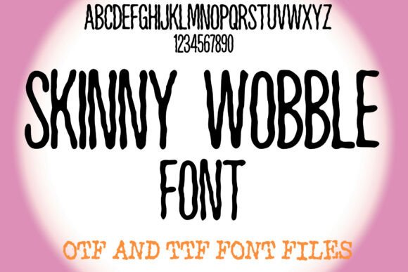Designing with Skinny Wobble: A Playful Display Font