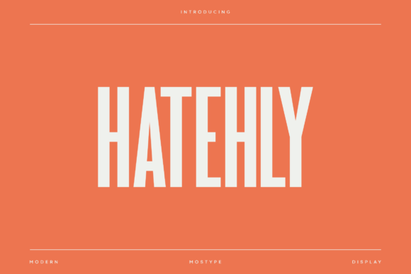 Hatehly: A Gothic Condensed Typeface for Bold Editorial Design