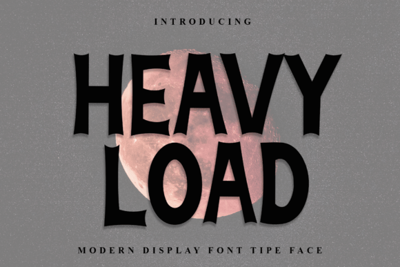 Heavy Load: A Bold Display Font for Editorial Impact
