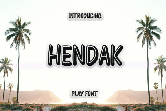 Hendak: A Whimsical Display Font for Makers