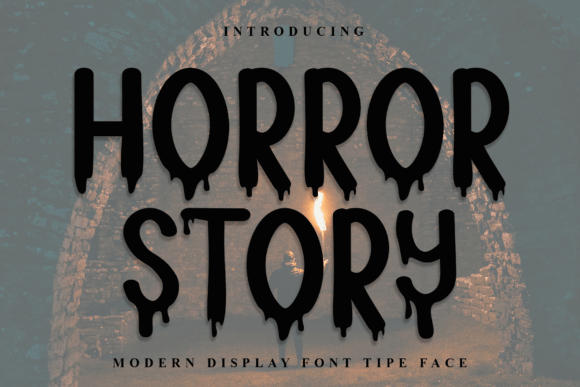 Horror Story: The Festive Display Font for Holiday Campaigns
