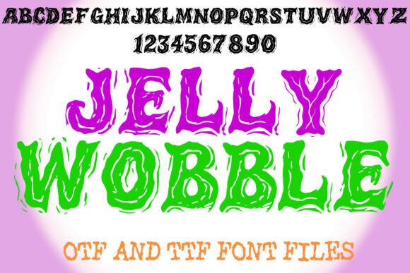 Jelly Wobble: The Friendly Display Font for Small Brands