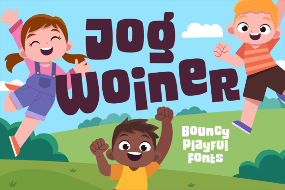 Jog Woiner: A Playful Display Font for Joyful Branding