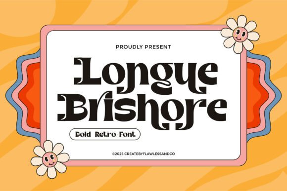 Longue Brishore: A Bold Retro Typeface for Makers