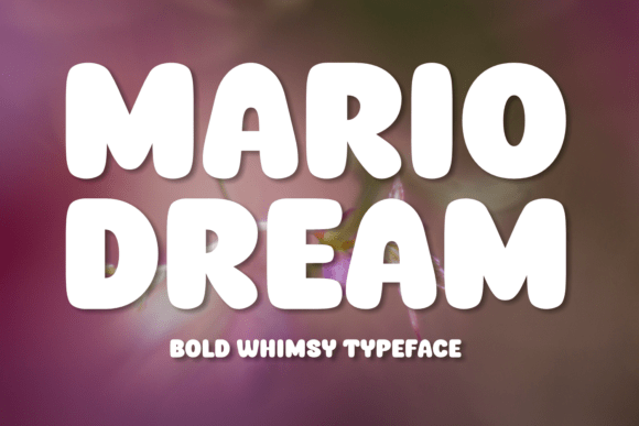 Mario Dream: A Playful Display Font for Web Design