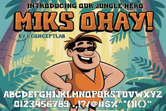 Miks Ohay: A Groovy Display Font for Editorial Design