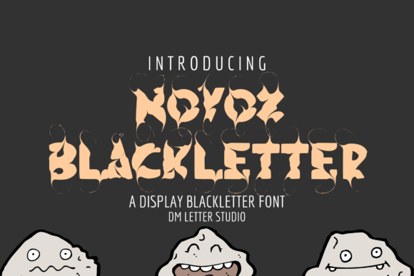 Novox Blackletter: A Bold Gothic Typeface for Editorial Design