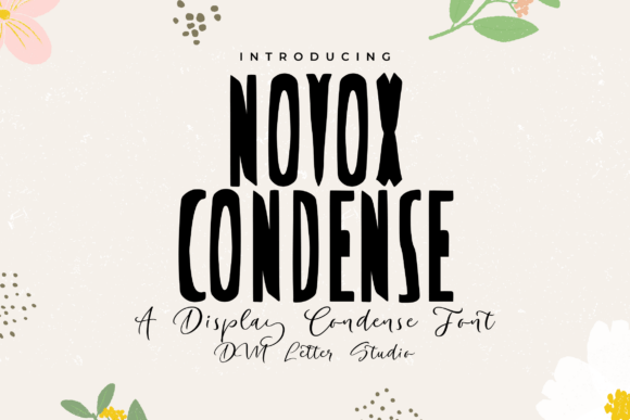 Novox Condense: A Modern Typeface for Editorial Design