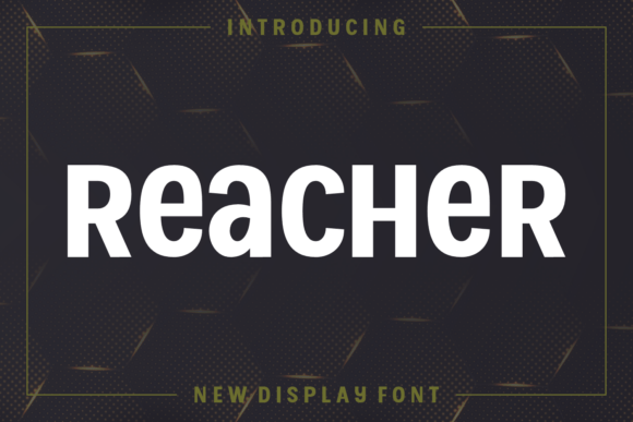 Reacher: The Bold Display Font for High-Impact Campaigns