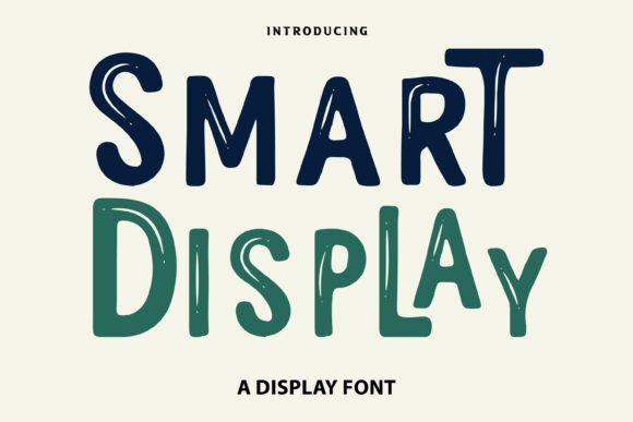 Smart Display: A Vibrant Typeface for Modern Web Design