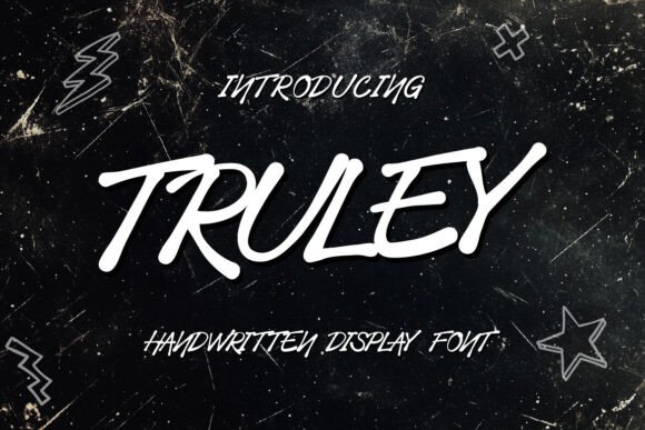 Truley: The Playful Handwritten Display Font for Marketers