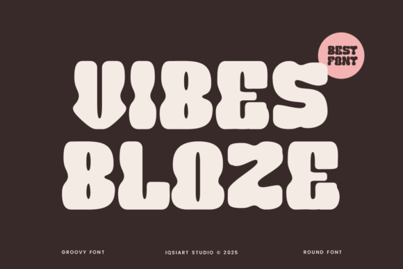 Vibes Bloze: A Retro Display Font for Bold Branding